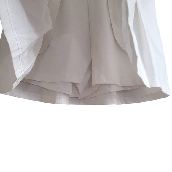 OGL Move White Pleated Cotton Blend Ponte Pickleball Tennis Skort Pocket‎ Size M - Picture 10 of 15